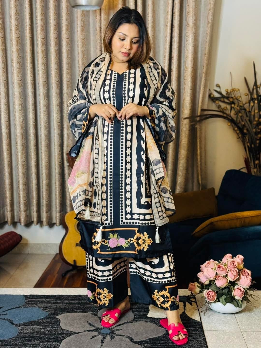 Digital Print Three Piece-P0210