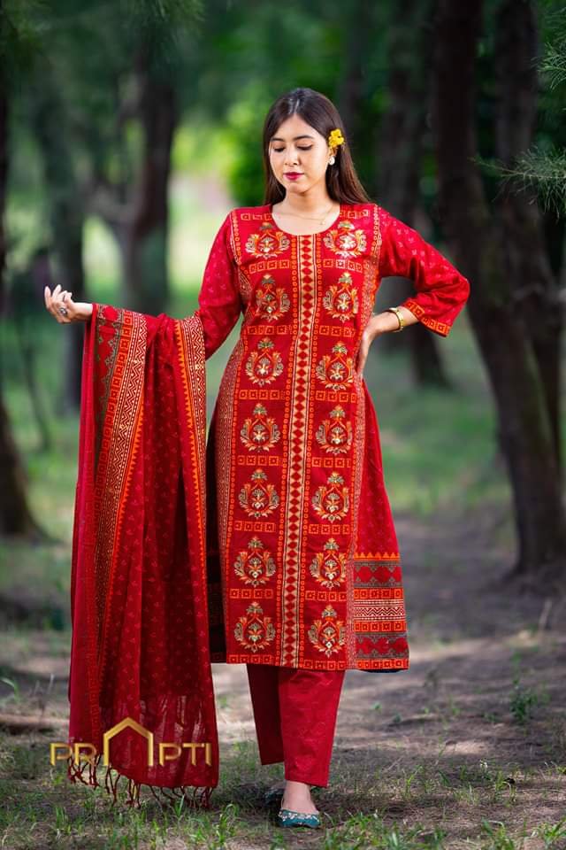 Unstitch Three Piece- P0238