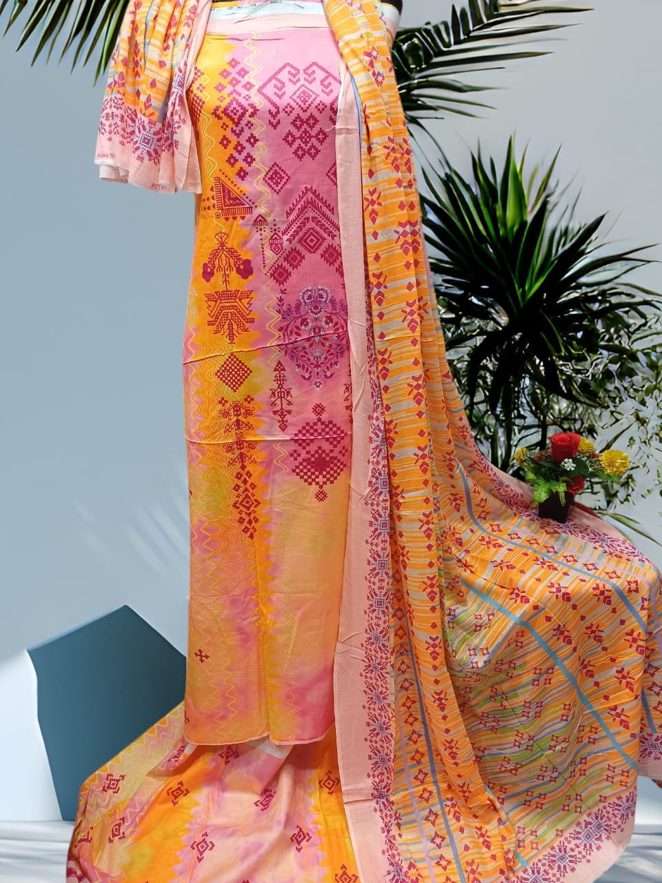 Delhi Butics Three Piece-P0256