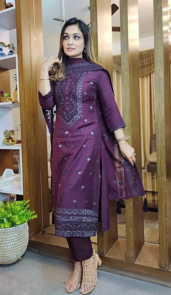 Block Print Three Piece- P0290