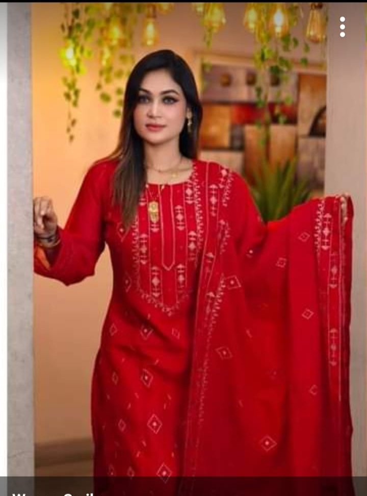 Block Print Three Piece-P0293