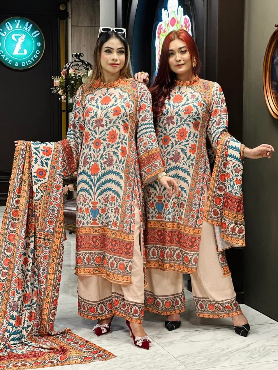 Digital Print Three Piece- P0303