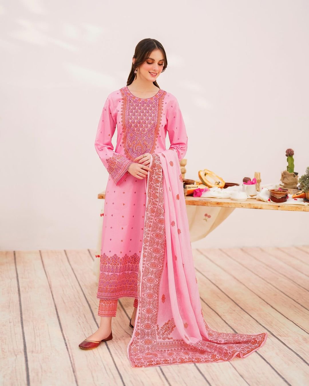 Block Print Three Piece- P0319