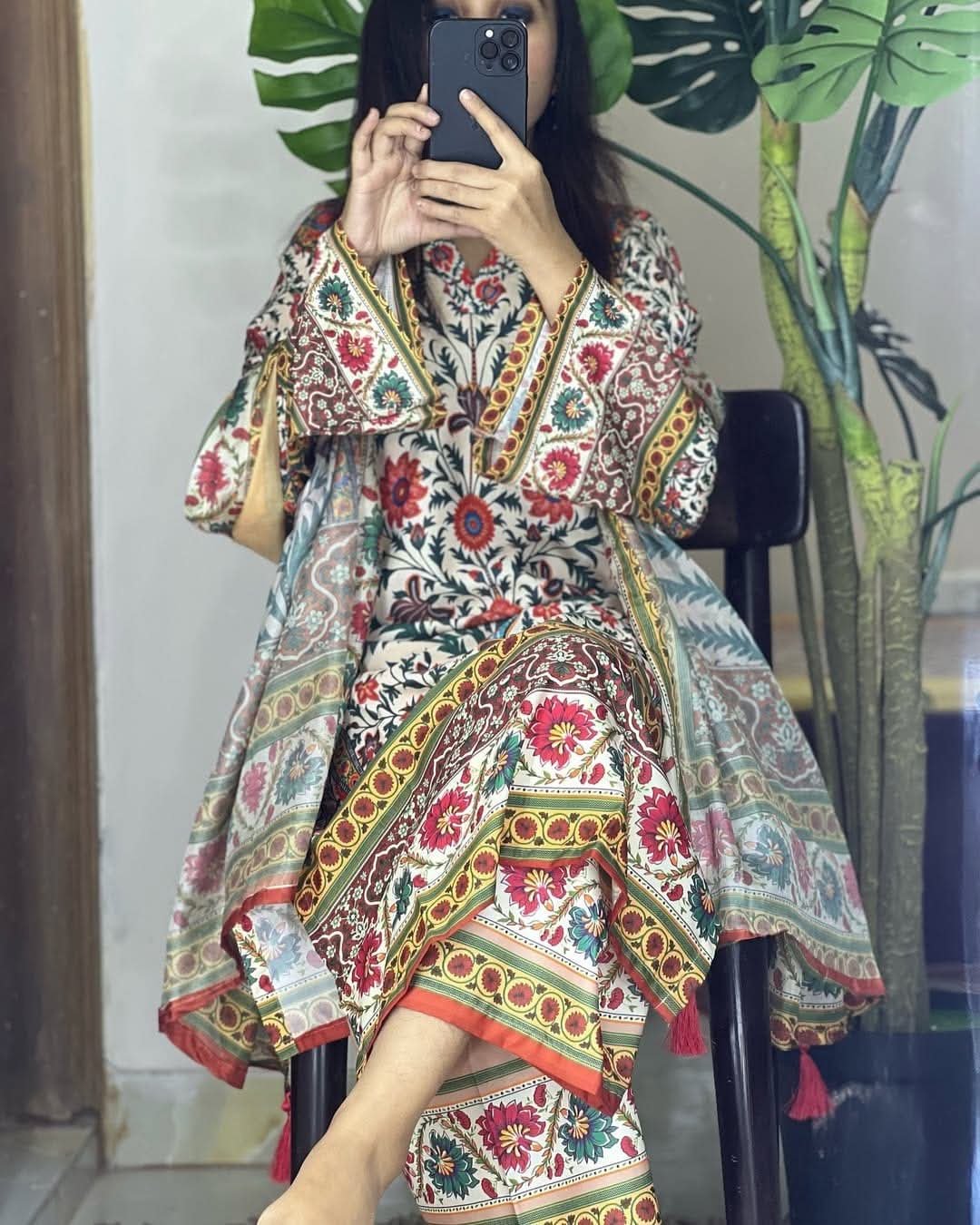 Digital Print Three Piece- P0387