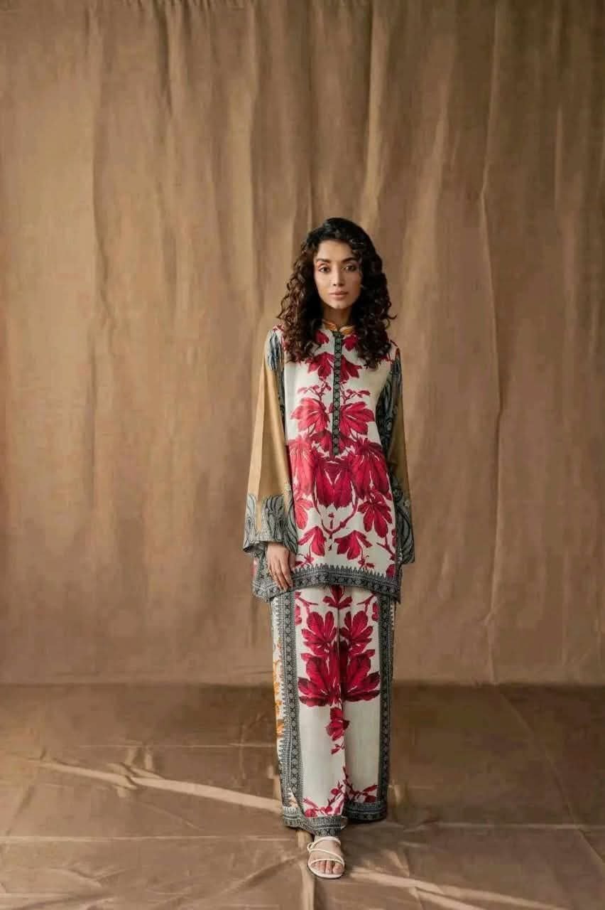 Digital Print Three Piece- P0394