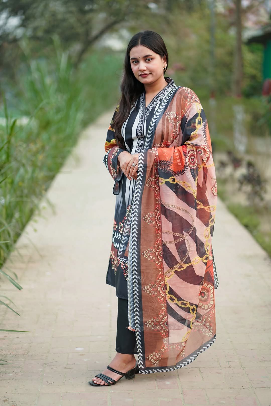 Digital Print Three Piece-P0397