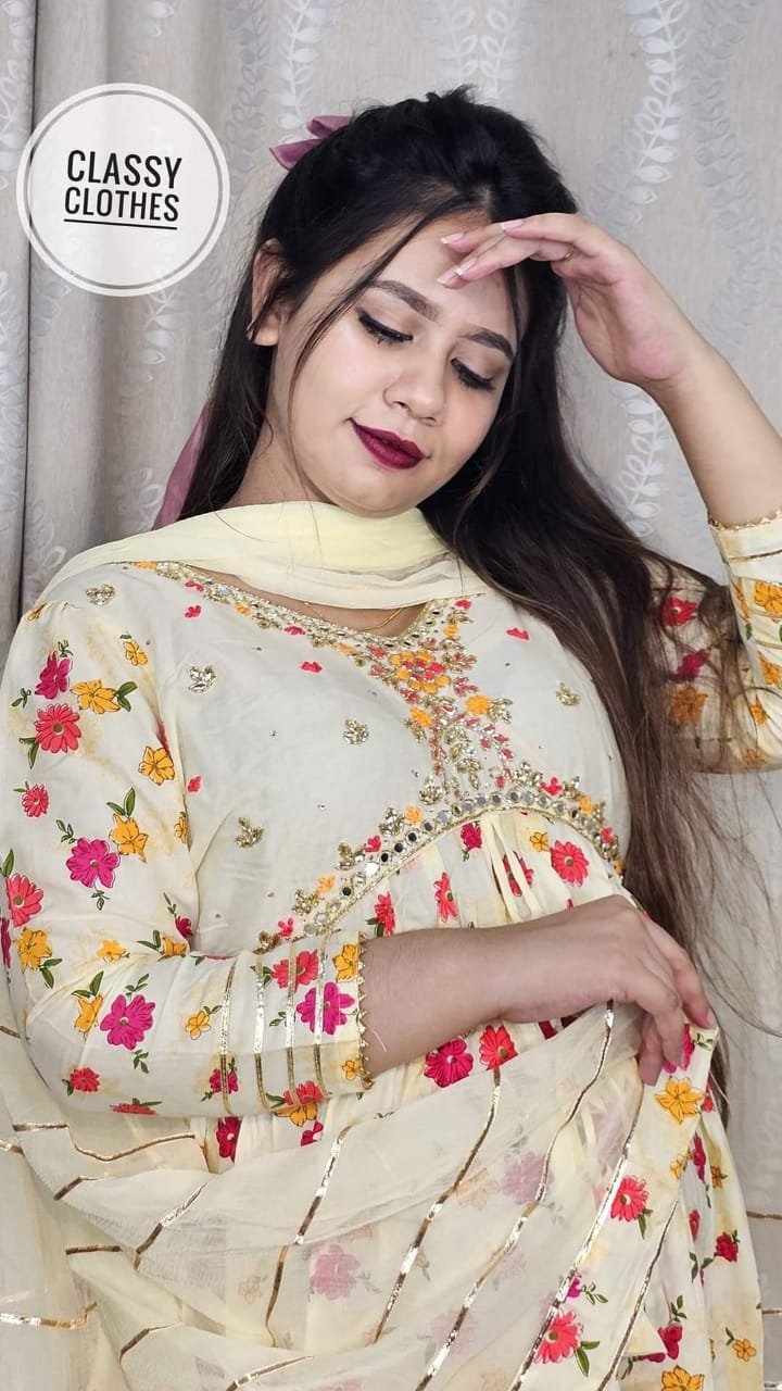 Aliya Cut Three Piece-P0418