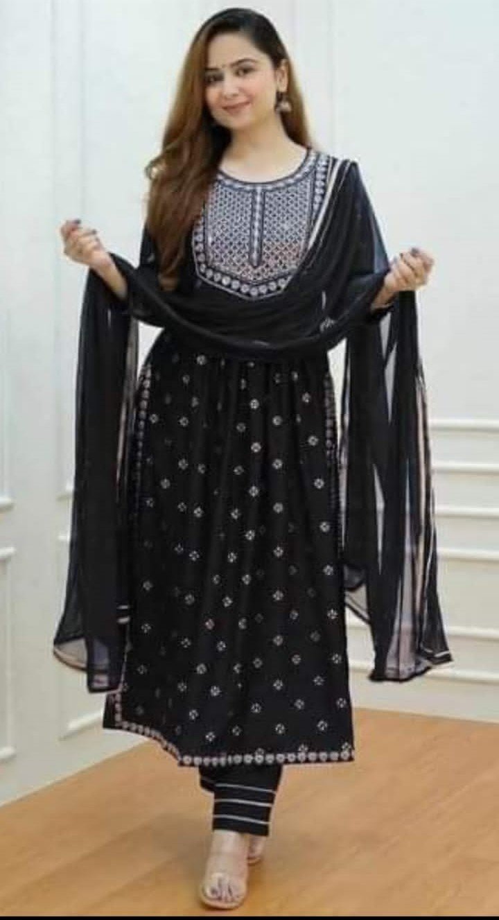 Linen Three Piece- P0434