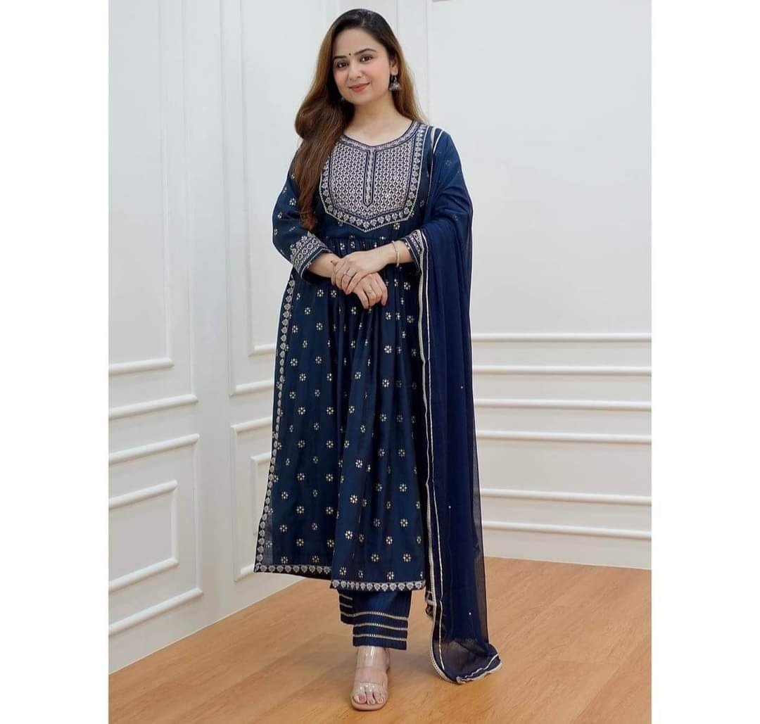 Linen Three Piece-P0435