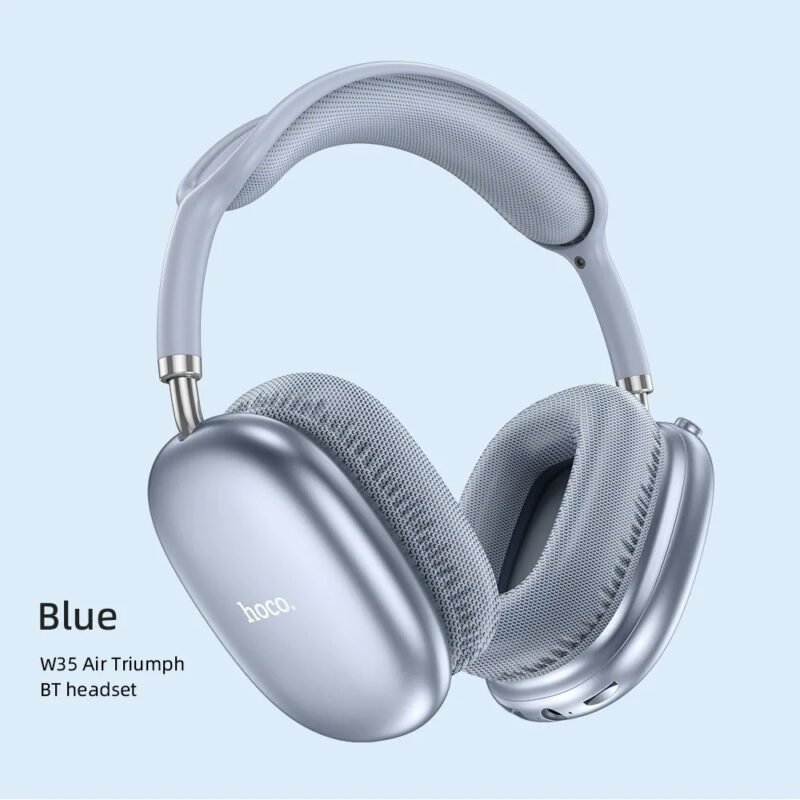 Hoco W35 Max Wireless Headphone- Blue Color