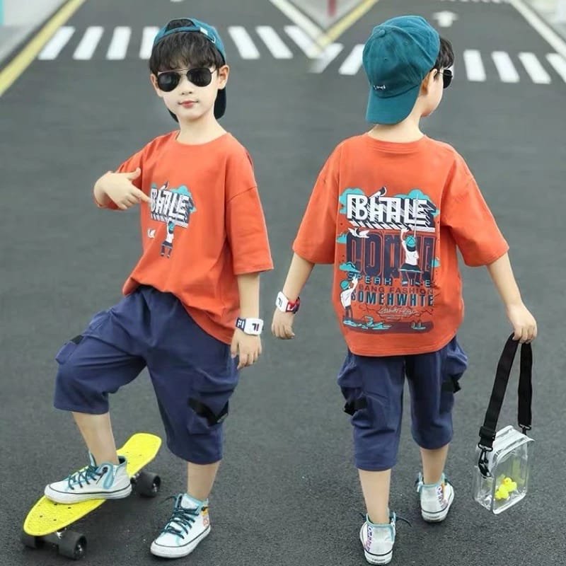 Premium Boys T-shirt and Pant Set-P0495