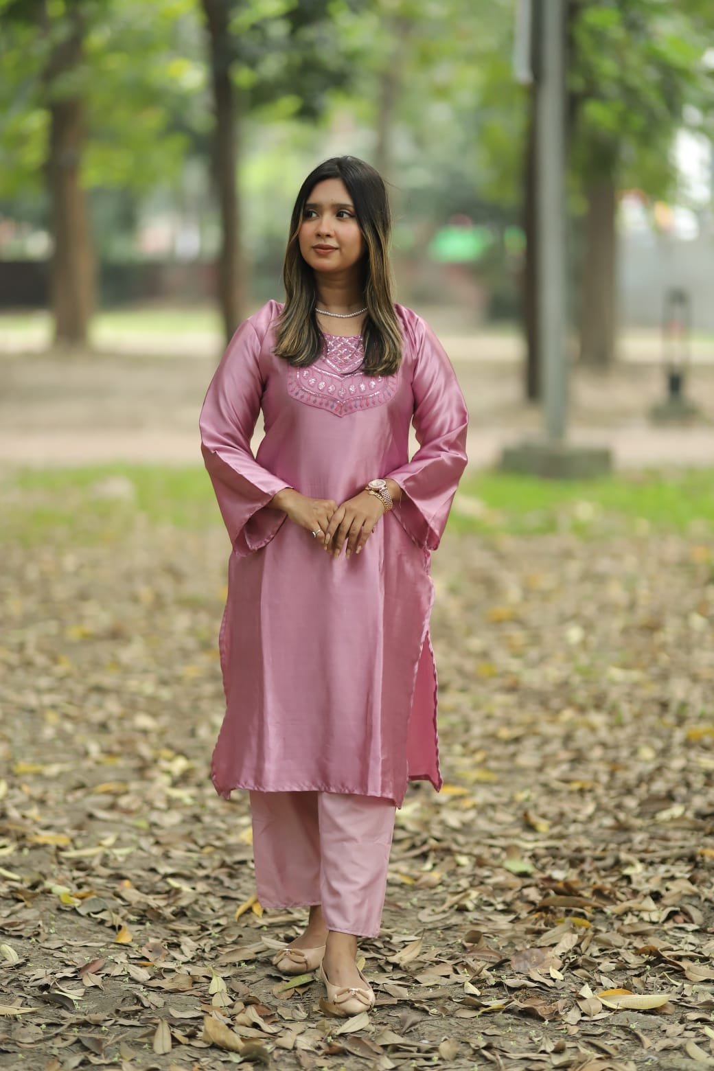 Japani Silk Two Piece- P0501