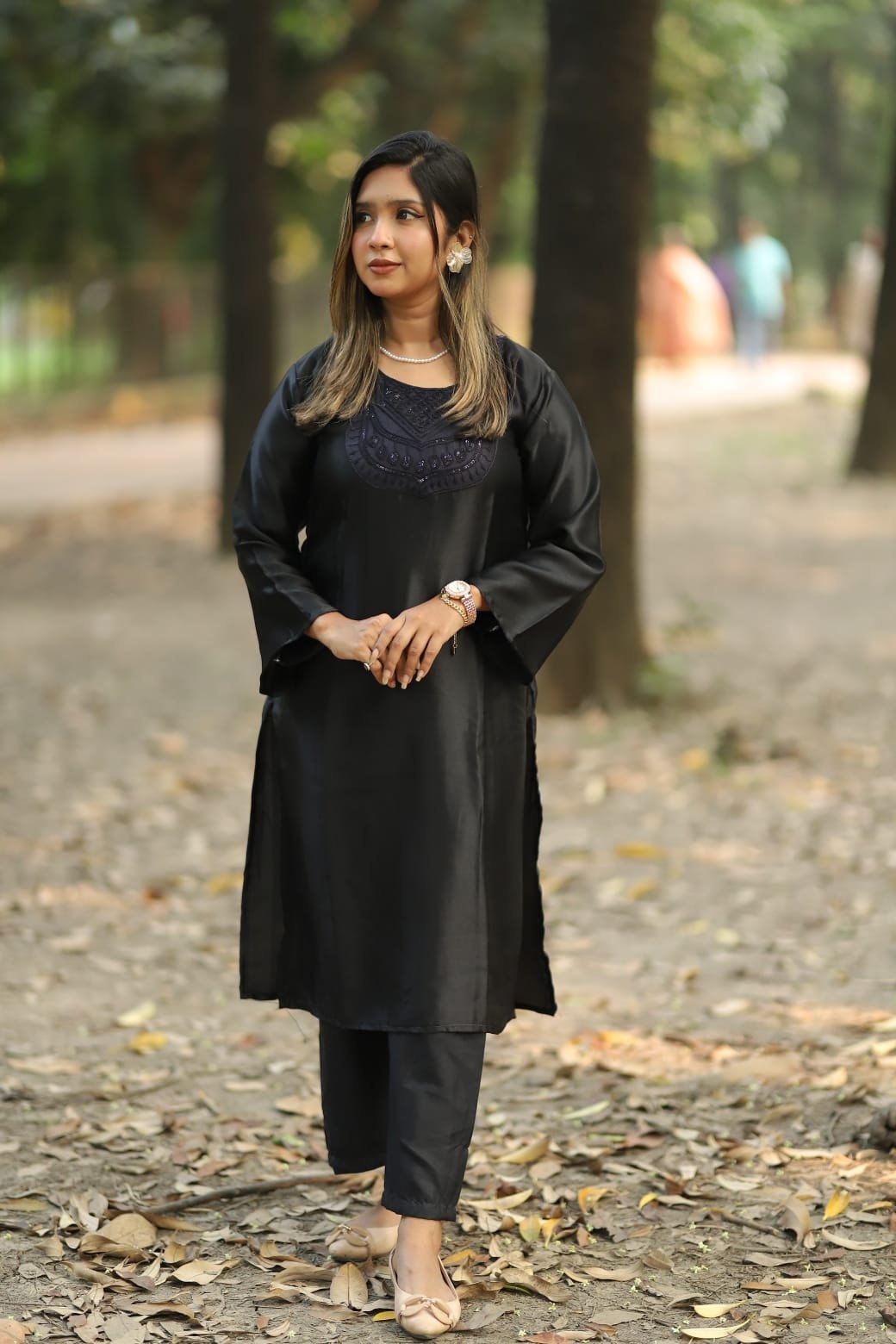 Japani Silk Two Piece- P0506