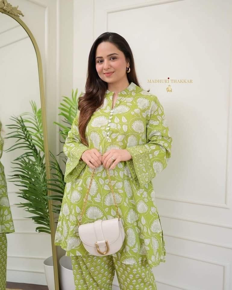 Pure Cotton Two piece- P0561