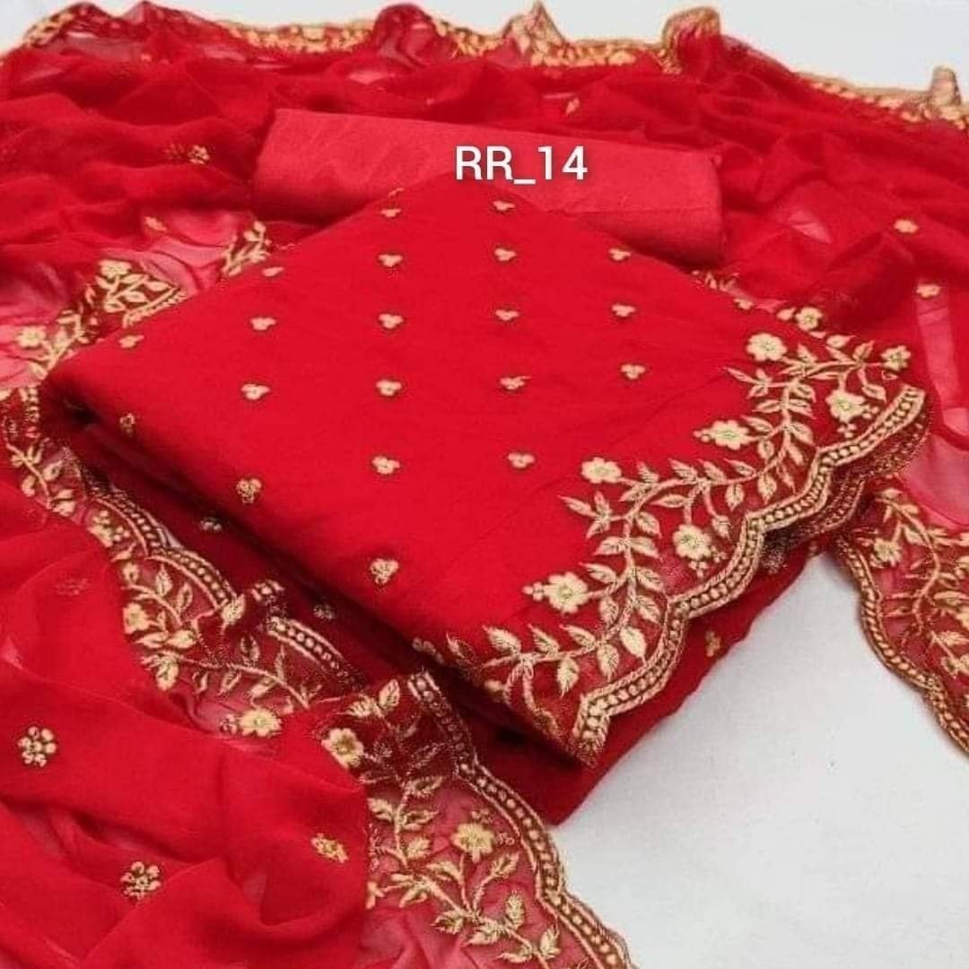 Georgette Four Piece-P0574