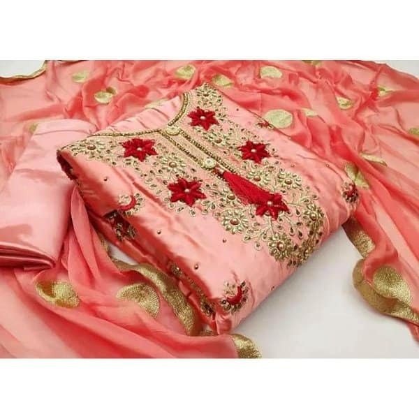 Soft Georgette Four Piece-P0578