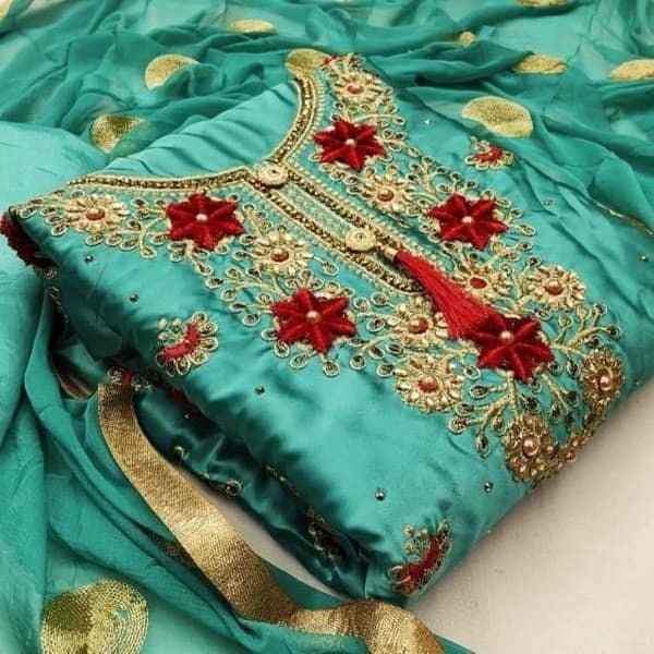 Soft Georgette Four Piece-P0580