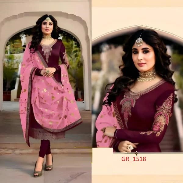 Soft Georgette Four Piece- P0581